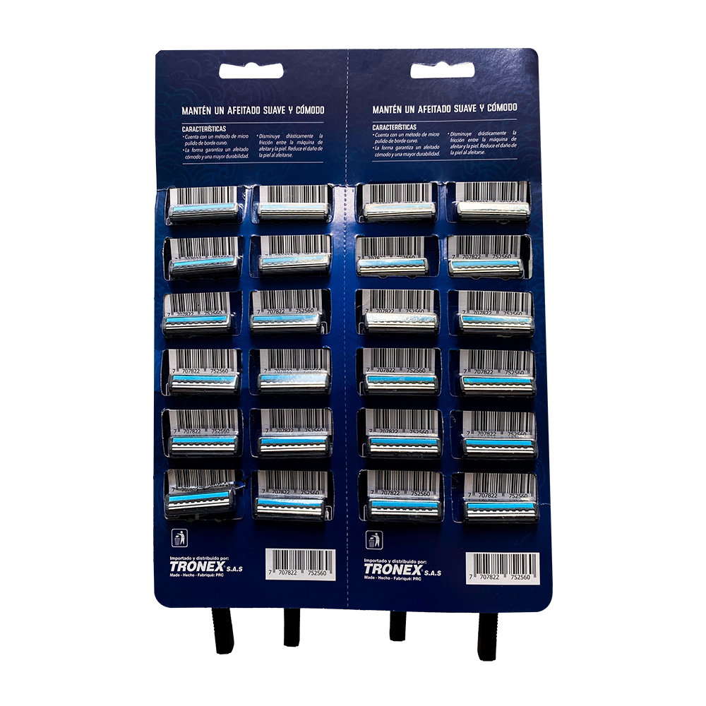 Maquina de Afeitar  3hojas x1 und