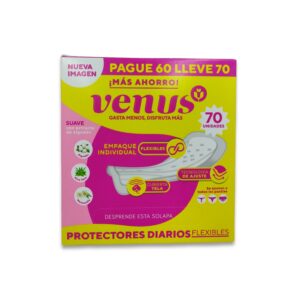 Protectores Diarios Caja Anatómico Flexibles x70 und