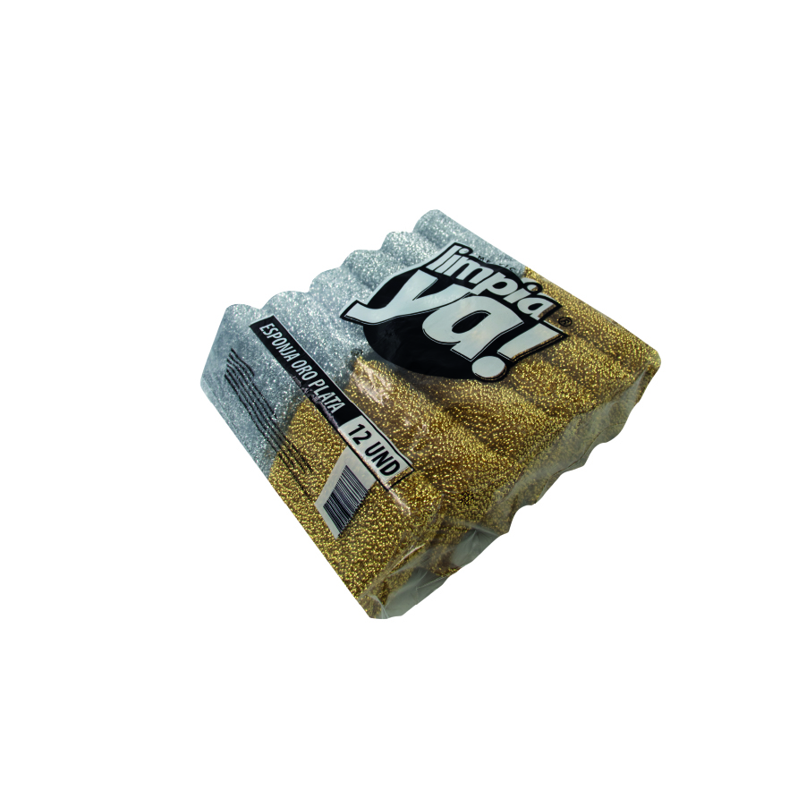 Esponja Oro Plata x12 und