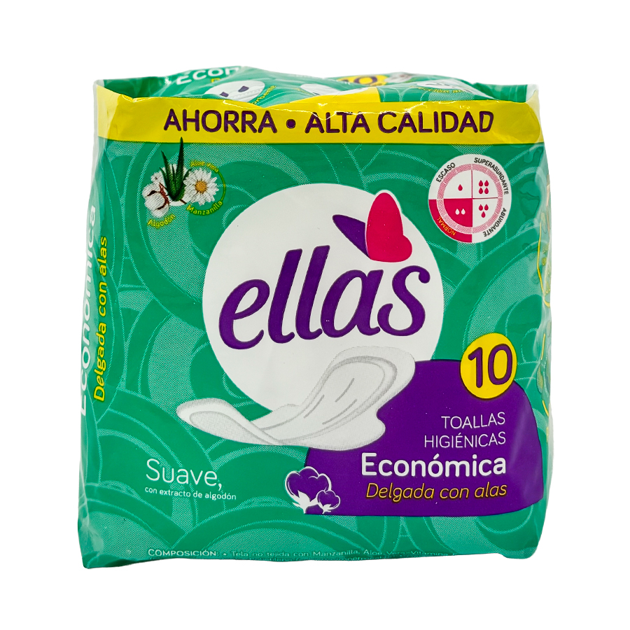 Toalla Femenina Ellas Económica x10